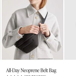 Quince All-Day Neoprene Belt Bag (Black - BRAND NEW)